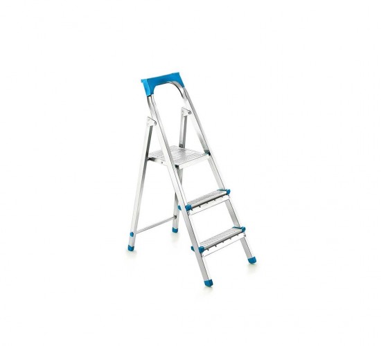 PERİLLA-11002 ( 2+1) BASAMAKLI METAL MERDİVEN ( Y: 60CM & 120KG.TAŞIMA KAPASİTESİ )*1