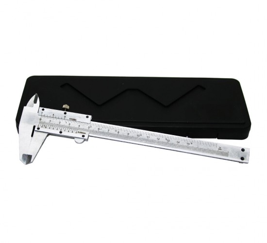 VERNIER CALIPER LRD-23 ( 0-150MM ) LRD-71 ( METAL ) MEKANİK KUMPAS ÖLÇÜ ALETİ ( PLASTİK KUTULU )*50