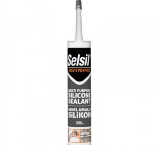 SELSİL-2527 ( ŞEFFAF ) ÜNİVERSAL SİLİKON 280 GR*25=K