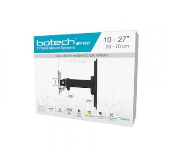BOTECH BPT-1027 HAREKETLİ TV ASKI APARATI 26X70*24