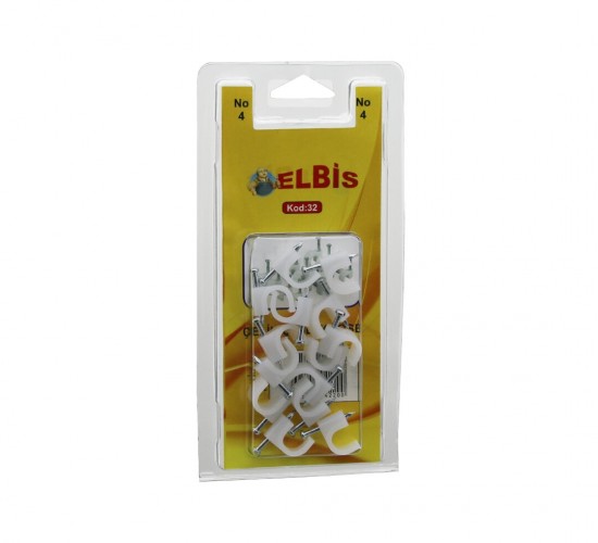 ELBİS-32 ( NO-4 ) ( ÇELİK ÇİVİLİ ) ( KROŞE )*12X24