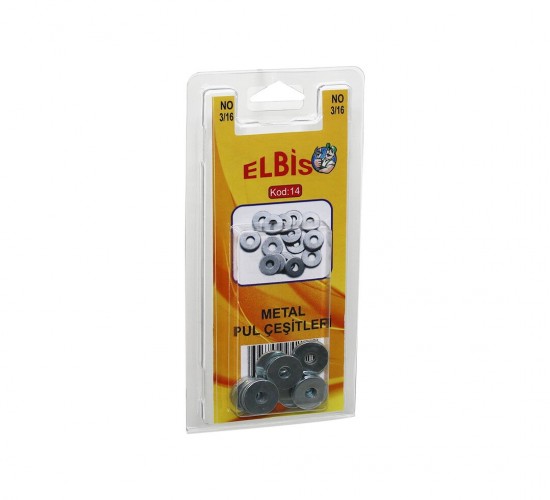 ELBİS-14 ( 3/16 ) METAL PUL ( 30PCS )*12X24