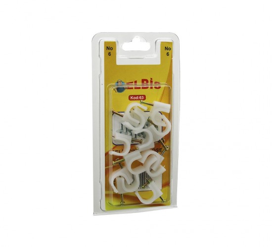 ELBİS-63 ( NO-6 ) ÇELİK ÇİVİLİ KROŞE*12X24