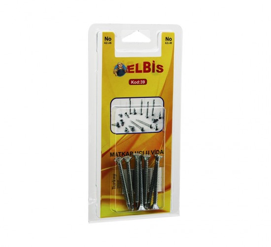 ELBİS-39 4.2X45 MATKAP UÇLU AKILLI VİDA*12X24