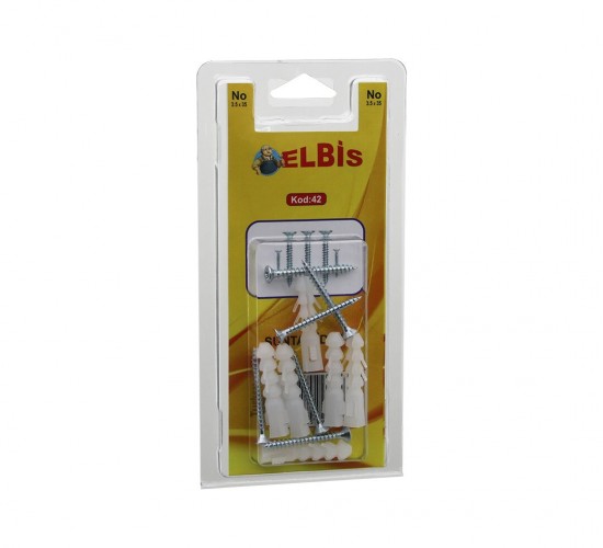 ELBİS-42 ( 3.5X35 ) DÜBELLİ VİDA*12X24