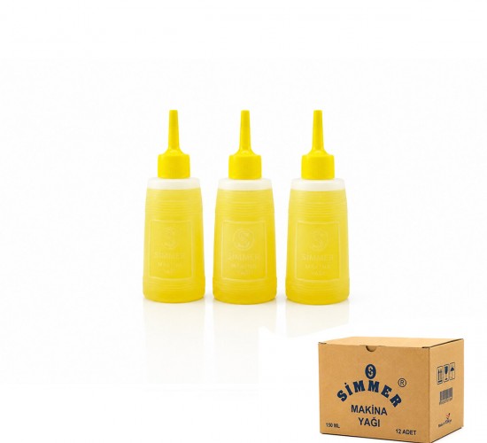 SİMMER MAKİNE YAĞI ( 150CC )*12X12