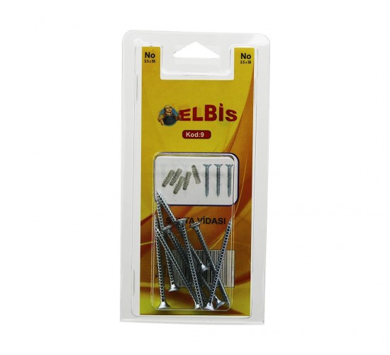 ELBİS-09 ( NO-3.5X50 ) SUNTA VİDASI*12X24