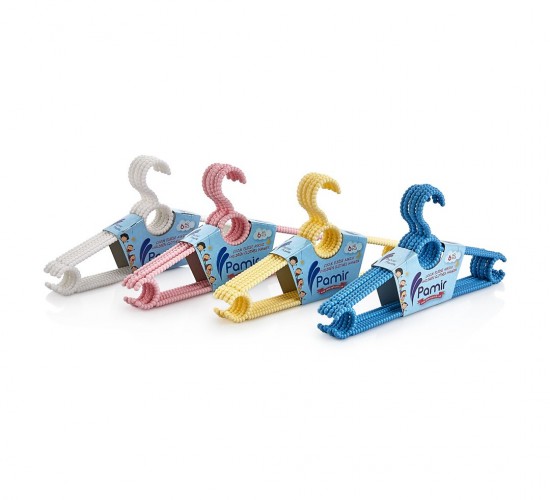 PAMİR PMR-112 ( 6PCS ) PLS.BONCUK ÇOCUK ELBİSE ASKISI*44