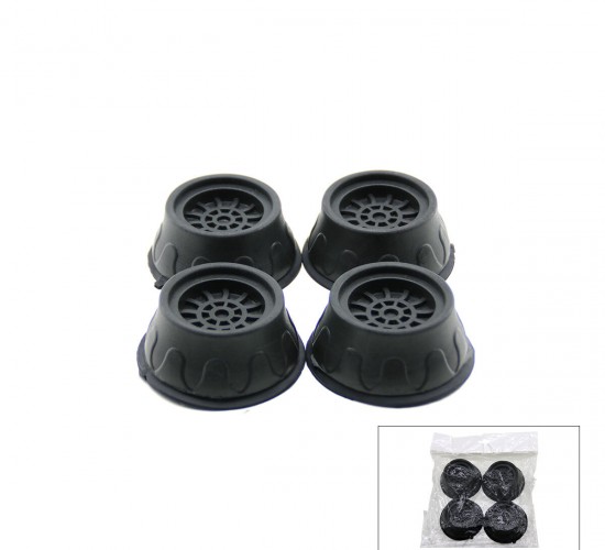 İBİCO ( 4PCS ) ( BÜYÜK ) ( ANTRASİT GRİ ) ÇAMAŞIR MAKİNE TİTREŞİM ÖNLEYİCİ AYAK*24X6