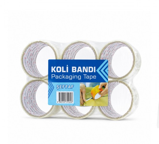 HASBROS PACKAGİNG TAPE ( 43MM X 20YDS ) ( ŞEFFAF ) KOLİ BANTI ( BRKT-555526 )*12X12