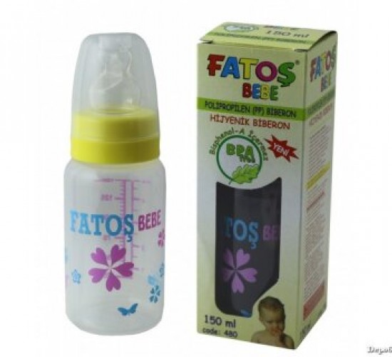 FATOŞ BEBE-480 ( PP.PLASTİK & 150ML ) BİBERON*12X18