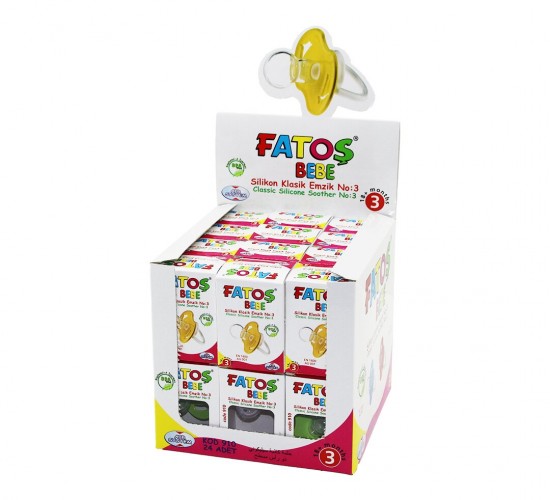 FATOŞ BEBE-910 ( NO-3 ) ( SİLİKON & KLASİK ) EMZİK*24X24