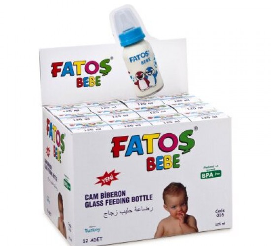 FATOŞ BEBE-016 ( CAM & 125ML ) BİBERON*12X18