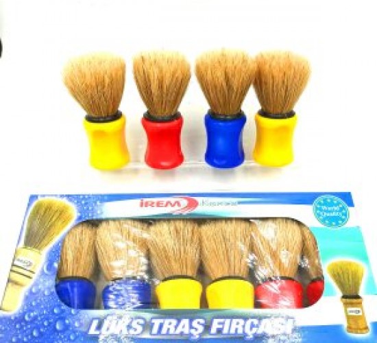 İREM KANCA ( RENKLİ PLASTİK SAPLI ) SAKAL FIRÇASI*6X60