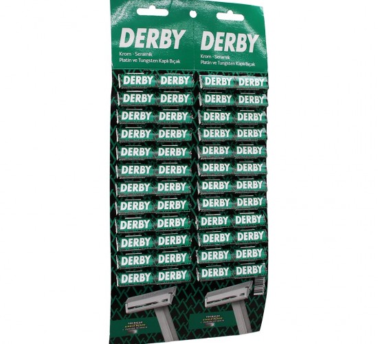 DERBY ( TEK BIÇAK ) ( 48PCS ) KARTELALI SAPLI JİLET*1X16