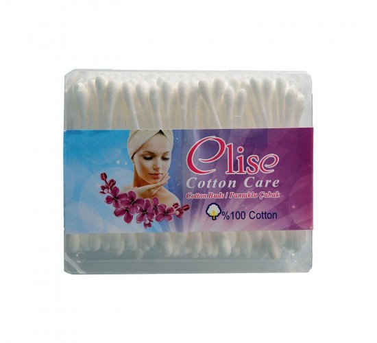 ELİSE FAVORİ COTTON ( KARE KUTU ) KULAK ÇÖPÜ ( PAMUKLU ÇUBUK )*12X12