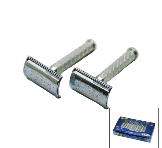 YUMA YM-401 ( LÜX DÖKME ) ( METAL NİKEL & KLASİK ) TRAŞ APARATI ( JİLET TAKMALI )*12X60