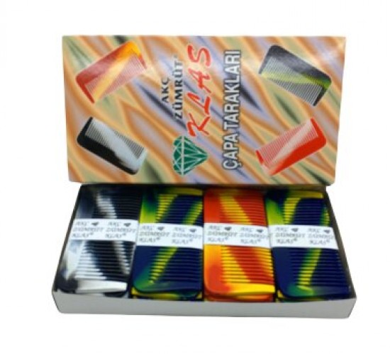 ZÜMRÜT-213 KLAS RENKLİ ÇAPA LÜX GENİŞ TARAK*24X50