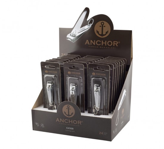 ANCHOR GX-109 ( KÜÇÜK GRİ ) TIRNAK MAKASI*24X40
