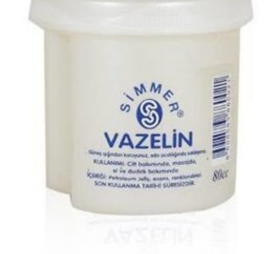 SİMMER ( BEYAZ ) CREAM VAZELİN 80CC*24X12