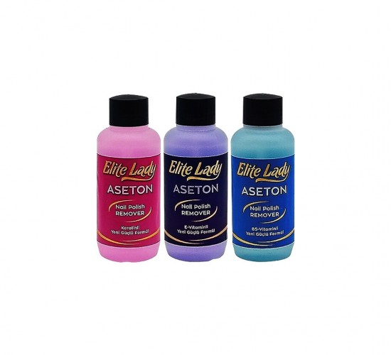 ELİTE LADY ( 125ML ) ( MİX ) ( B5 & E VİTAMİN & KERATİN ) ASETON OJE SİL*12X4
