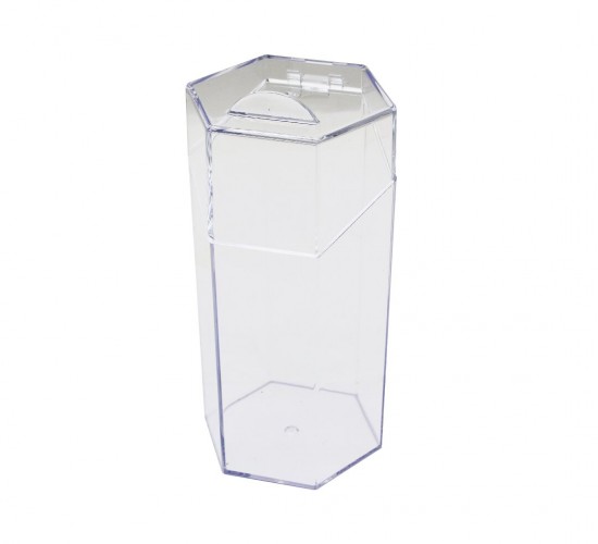 BLACKSTONE KRC-180 ( KAPAKLI ) ( 6GEN ) ORGANİZER ( MAKYAJ FIRÇA DÜZENLEYİCİ ) ( MİKA KRİSTAL PLASTİK ) (10X8.9X20CM)*24
