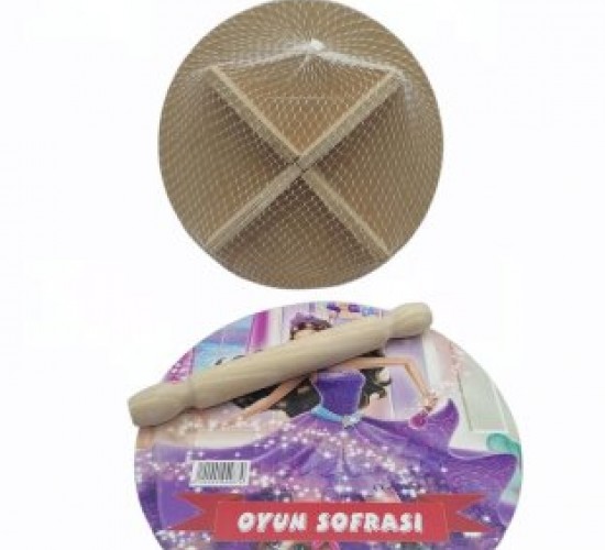 TRK-143 GÜRGEN 24CM.RESİMLİ AHŞAP OYUN SOFRASI EKMEK TAHTA*70