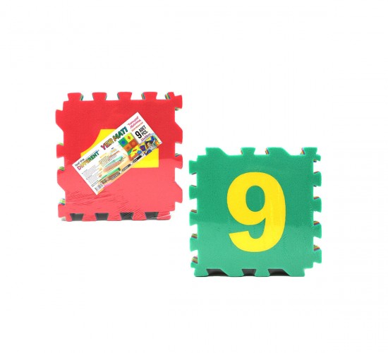 ÇOK AMAÇLI  ( RAKAMLI ) ( 9PCS ) SOFT YER MATI & KAROSU *24=K