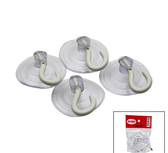 İSTANBUL GRUP ( BÜYÜK ) ( 4PCS ) ŞEFFAF VANTUZ*25X36