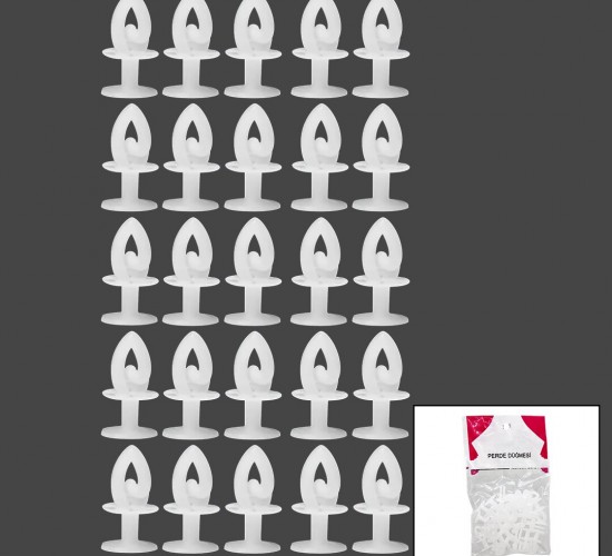 İST.GRUP ( GEÇMELİ ) PERDE DÜĞMESİ ( 20PCS ± 2AD )*25X40