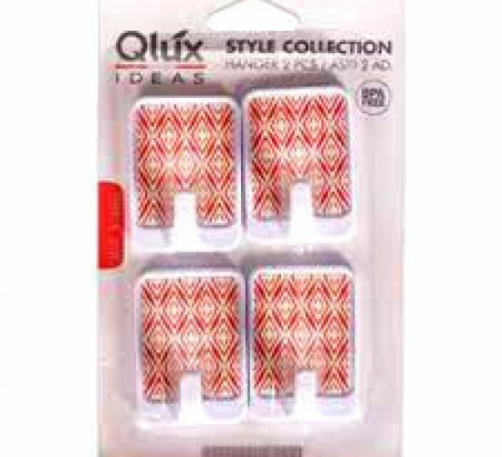 QLUX L-00610 4PCS BÜYÜK KARE YAPIŞKAN ASKI*50