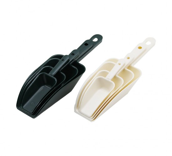 URVE URV-3041 ( 4PCS ) ÖLÇÜ ERZAK KÜREK KAŞIK ( RENKLİ PLASTİK )*120
