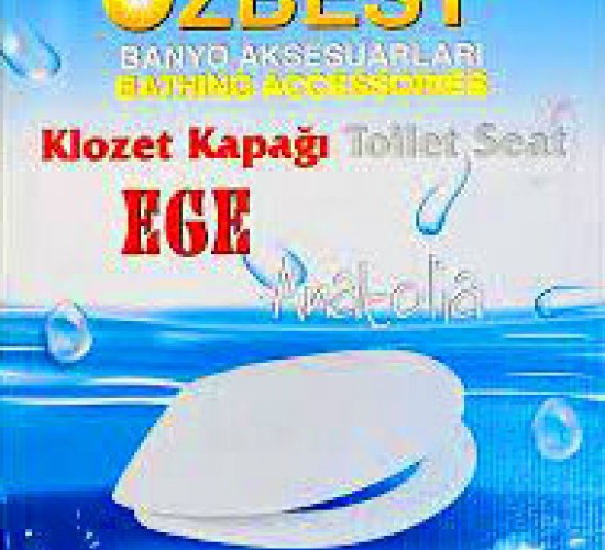 ÖZBEST ( EGE & ANATOLİA) ( DÜZ KLASİK ) LÜX KLOZET KAPAK (KUTULU AMBALAJ )*10=K