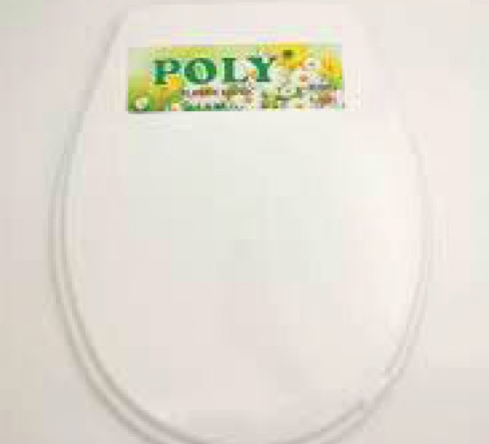 POLY ET-011 BEYAZ YUMUŞAK KLOZET KAPAK BÜYÜK PUF*17