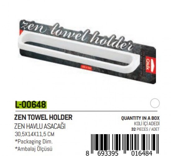QLUX L-00648 ZEN HAVLU ASACAK*32