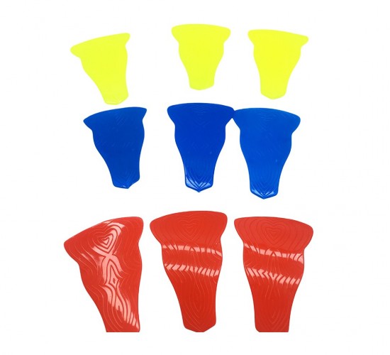 KRT-1103 ( 9PCS ) ( ÜÇGEN PALET ) BİSİKLET TEKER SÜSÜ ( RENKLİ PLASTİK )*50X1