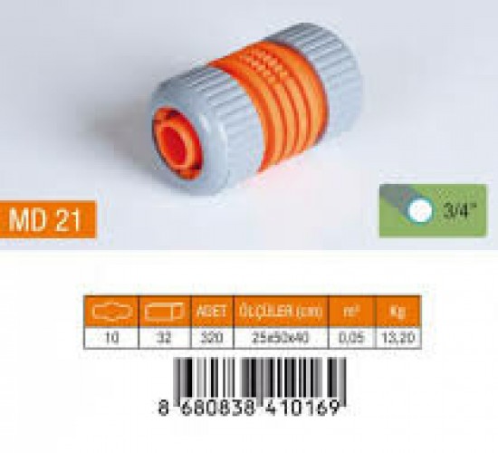 MEDALYAN MD-21 LÜX HORTUM EKİ 3/4 *10X32