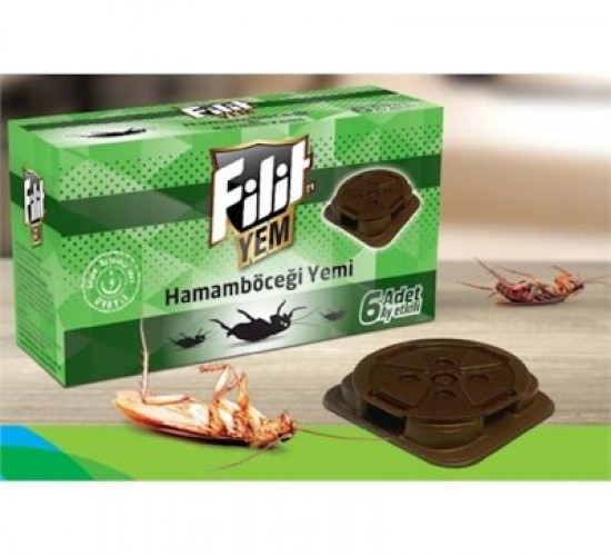 FİLİT ( 6PCS ) KARINCA & HAMAM BÖCEK ( YEMİ ) ( 6AY ETKİLİ & İSTASYON ) ( YEM: 1.5GR. X 6AD.=9GR )*6X8