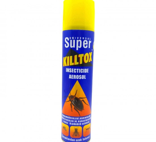 KİLLTOX BÖCEK SİNEK İLACI SPREY 400 ML*12X4