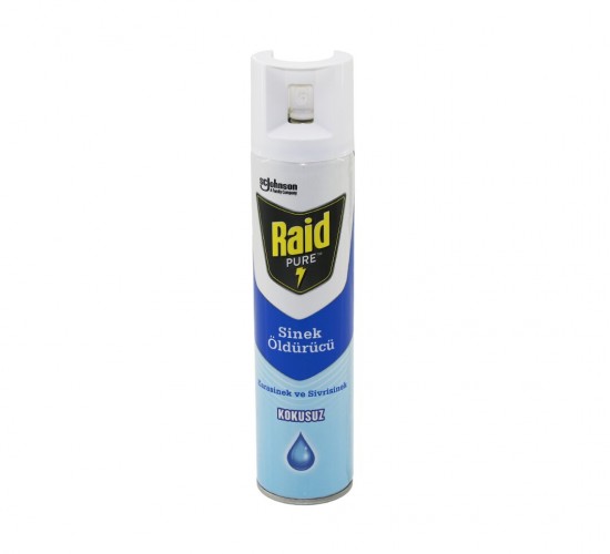 RAİD ( SPREY= KOKUSUZ ) KARASİNEK & SİVRİSİNEK ÖLDÜRÜCÜ & SAVAR İLAÇ SPREY ( 300ML )*12X4