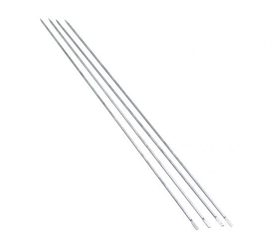İBİCO C-400 ( CİĞER & DOMATES ) ( İNCE KARE ) ( 50CM ) METAL MANGAL ŞİŞİ *100X5