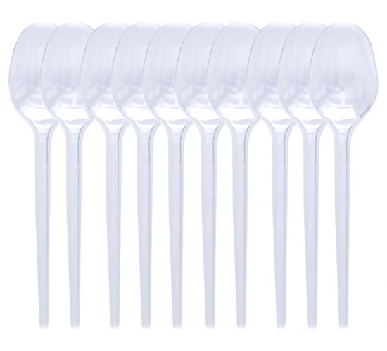 PRATİKON PR-1142 ( ŞEFFAF ) PLASTİK KAŞIK ( 10PCS )*50=K