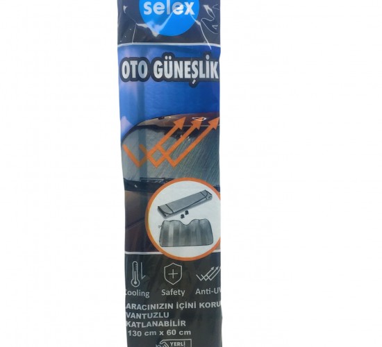 SELEX-638 ( LÜX ) PAT PAT BALONLU OTO ARAÇ GÜNEŞLİK VANTUZLU ( 130X60CM )  (BRKT-039638)*50