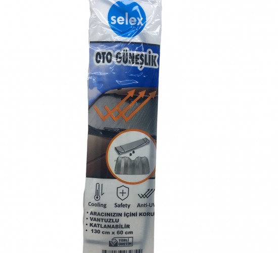 SELEX-744 ( EKO ) OTO ARAÇ GÜNEŞLİK VANTUZLU ( 130X60CM ) ( BRKT-039744 )*50