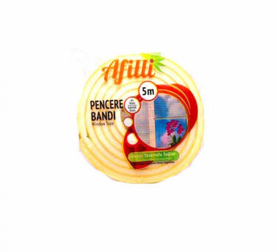 SEFAŞ  ŞAHİN AFİLLİ ( PENCERE BANT ) SÜNGERİ ( 0.8MMX5MT )*100=K