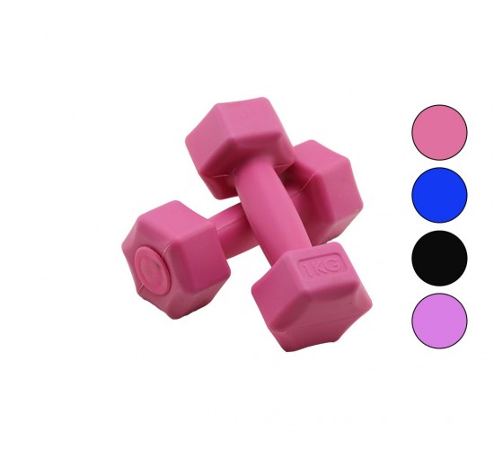 MRT SPOR ( 1KG ) PLASTİK KÖŞELİ DAMBIL ( 2PCS )*1