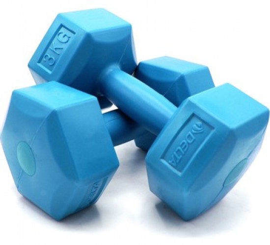MRT SPOR ( 3KG ) PLASTİK KÖŞELİ DAMBIL ( 2PCS )*1