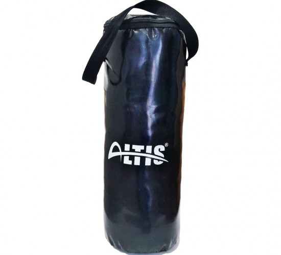 STRESSBOKS ( 50X20 = KÜÇÜK BOY ) BOKS TORBASI ( BEZ ASKI ) ( KUM=KUMAŞ & DERİ PARÇALARI )*1
