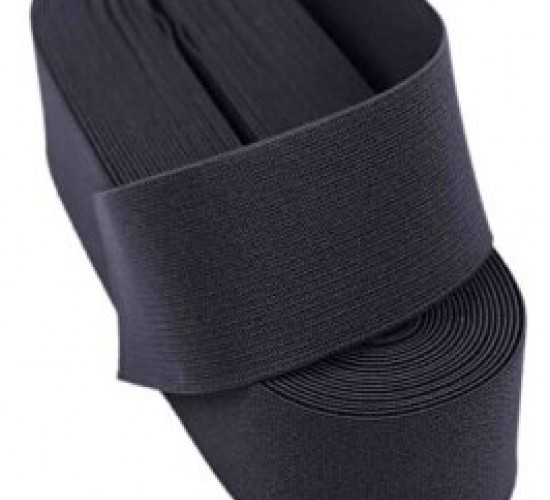 HUZUR ( SİYAH  & 3CM ) PAÇA LASTİK GENİŞ 10MT.*30