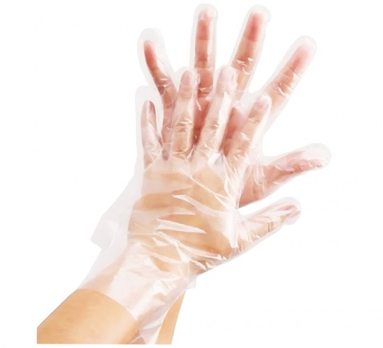 MAKİTAMİ  ( 100PCS ) ( ŞEFFAF & NAYLON ) ELDİVEN TEK KULLANIMLIK ( HDPE )*100